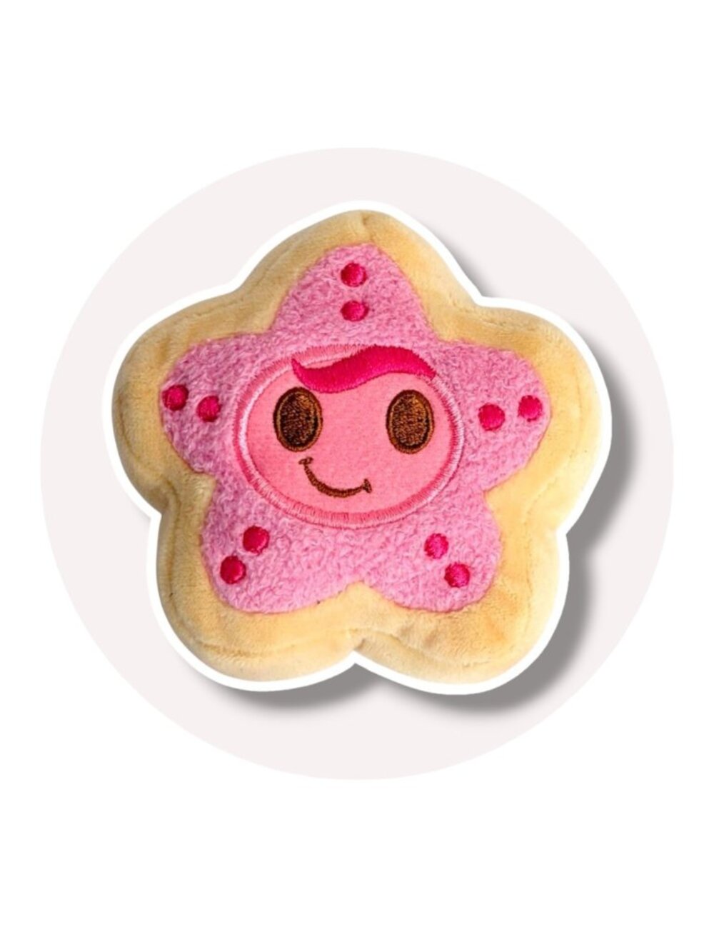 Finding Nemo Disney Munchlings Plush: Frosted Star Cookie Peach, 4 in.